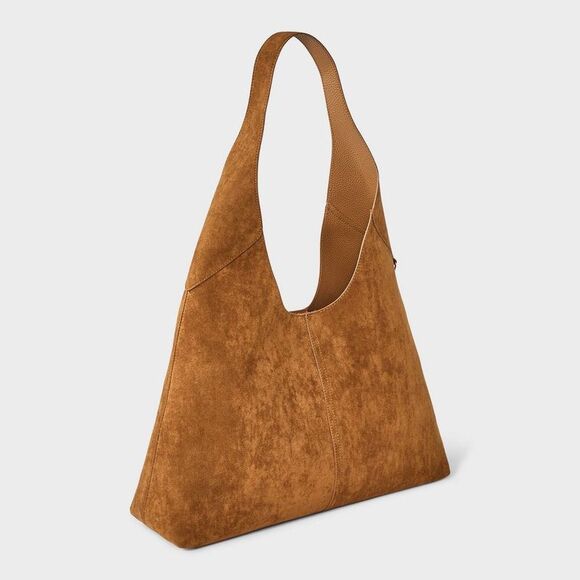 Universal Thread - Oversized Slouchy Shoulder Bag - Universal Thread  Brown - Picture 3 of 4
